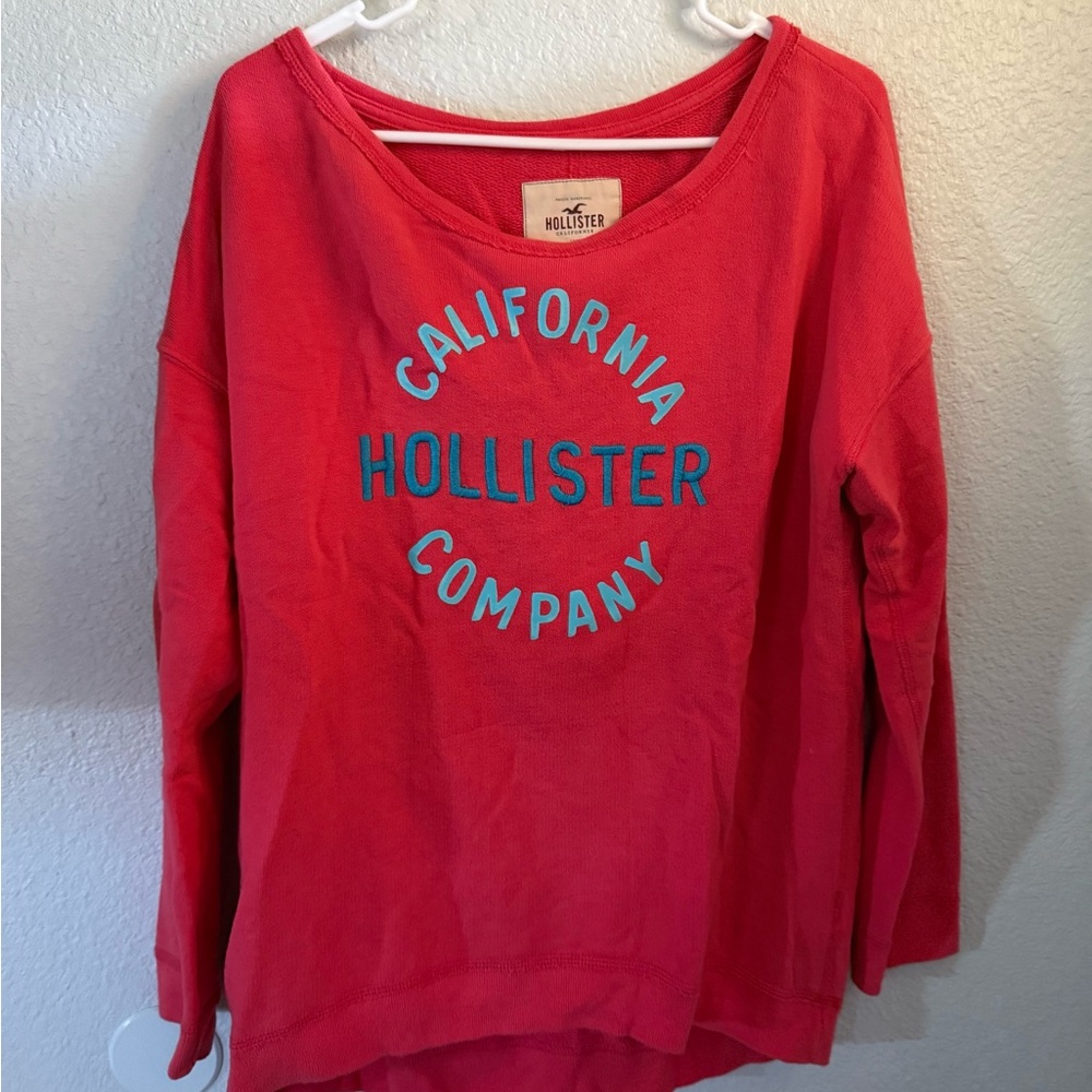 Hollister Vibrant Red Pullover